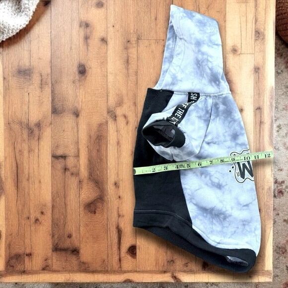 Frisco Woof Dog Hoodie Sweatshirt Blue Sz L - Picture 9 of 12